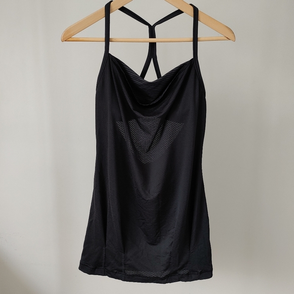 NWOT Lululemon C.Y.B Tank Black Hyper Stripe Size 4 - Picture 6 of 16